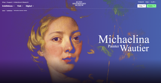 Image of Michaelina Wautier at the Kunsthistoriches Museum Vienna