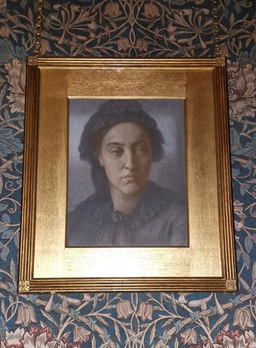 Image of Christina Rossetti acquired and displayed by National Trust
