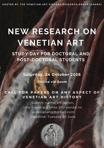Image of CFP: New Research on Venetian Art