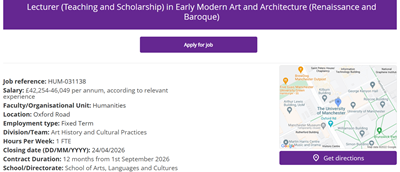 Image of Lecture at the University of Manchester